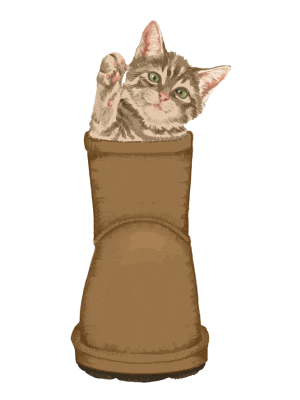 Cat Hello Sticker by Creative Technology & Design at FIT