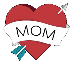 Heart Mom Sticker by Kitopi