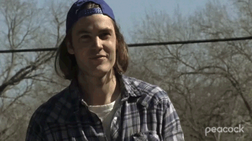 GIF showing intense moments from Friday Night Lights football game