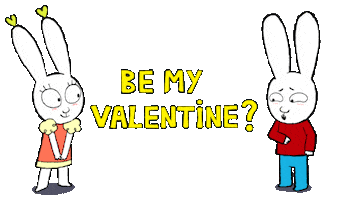 Valentines Day Love Sticker by Simon Super Rabbit