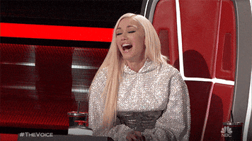 nbcthevoice no laughing shy embarrassed GIF