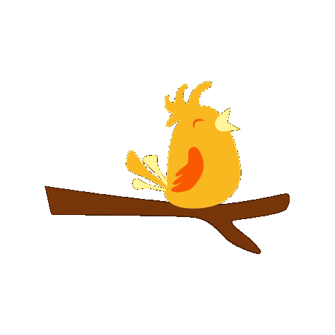 Illustration Bird Sticker by pfeffer&MINZ-Verlag