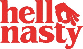 hello nasty Sticker