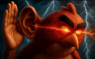 Angry Birds Ear GIF