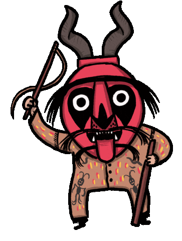 Demon Dimonis Sticker