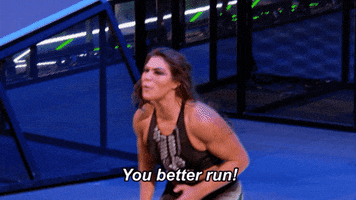 Yelling You Better Run GIF by Ultimate Tag