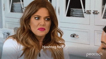 Keeping Up With The Kardashians Facts GIF by PeacockTV