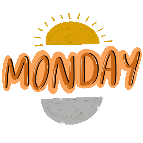 Monday Week Sticker by Mae Flora
