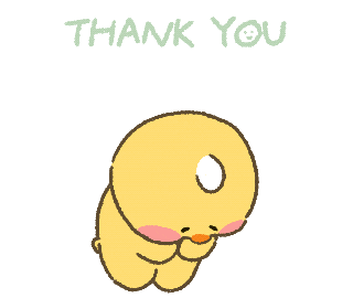 colorful bouncing thank you boss gif