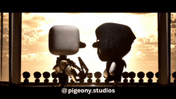 Pigeony_Studios_Official shaking hands pigeony studios pigeon meme GIF