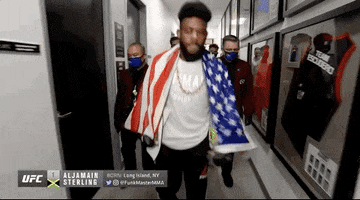 American Flag Sport GIF by UFC