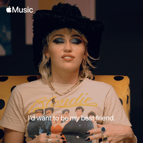 Miley Cyrus Smiling GIF by Apple Music