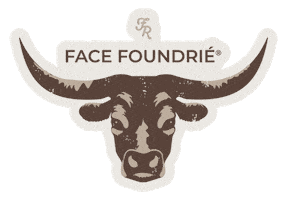 Cow Bull Sticker by facefoundrie