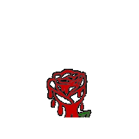 Rose Lina Sticker by Framed Studios