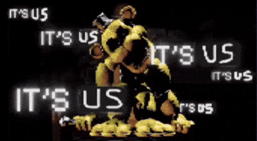 Golden Freddy Its Us GIF