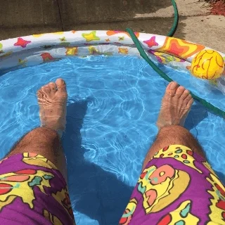 Chilling Pool Party GIF