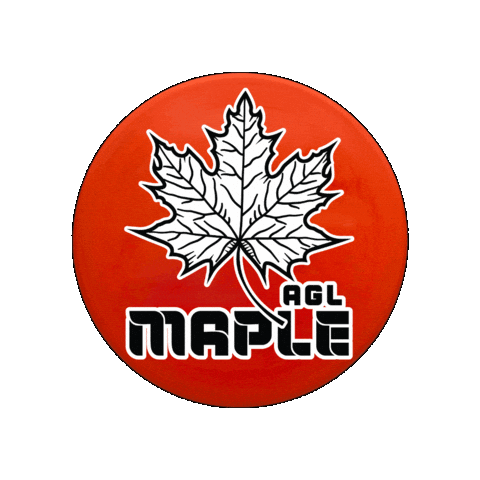 Disc Golf Maple Sticker by AGLDiscs