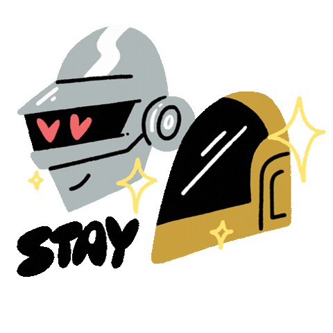 Daft Punk Sticker by Matt Joyce