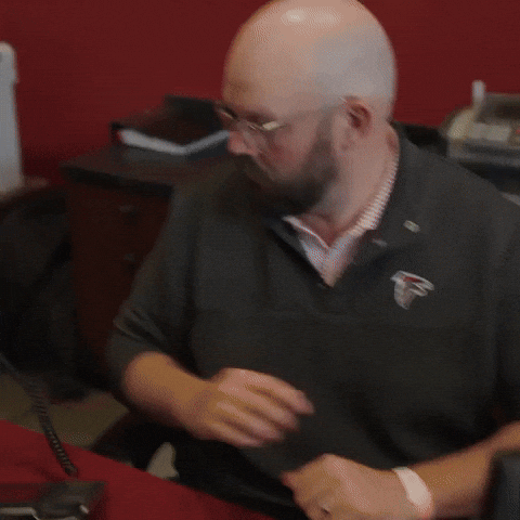 Phone Call Hello GIF by Atlanta Falcons