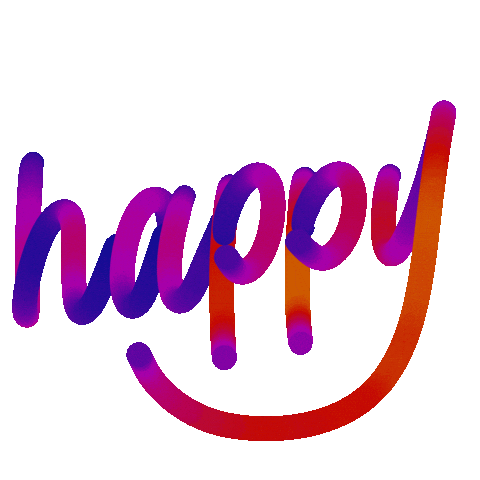 Happy Sticker