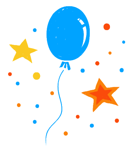Stars Balloon Sticker by Western New England University