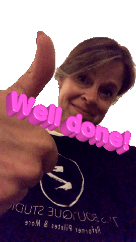 Well Done Pilates Sticker by ZES