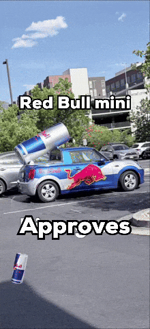 Red Bull Car GIF
