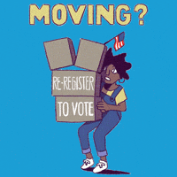 Moving American Flag GIF by #GoVote
