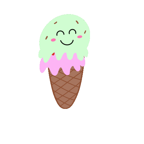 Ice Cream Food Sticker