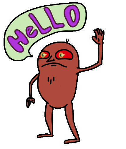 Sweet Potato Hello Sticker by Moving Picture Show for iOS & Android | GIPHY