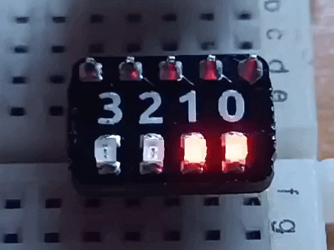 LED4Bit Counting
