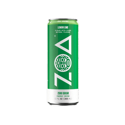 Energy Drink Lemon Sticker by ZOA Energy