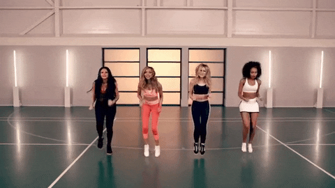 fitness jog GIF by Little Mix fitness 