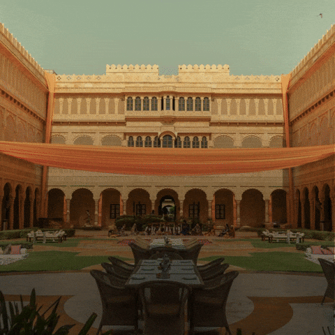 Luxury Hotel India GIF by Suryagarh Collection