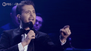 Singer Michaelbuble GIF by GREAT PERFORMANCES | PBS