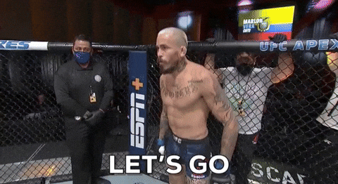 Lets Go Sport GIF by UFC - Lets Go Sport GIF by UFC