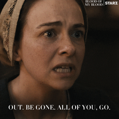 Get Out Of Here Go Away GIF by Outlander