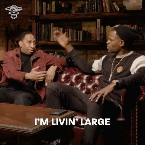 Living Large Stephen A Smith GIF by SHOWTIME Sports