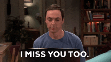 I Miss You Too Season 10 GIF by The Big Bang Theory