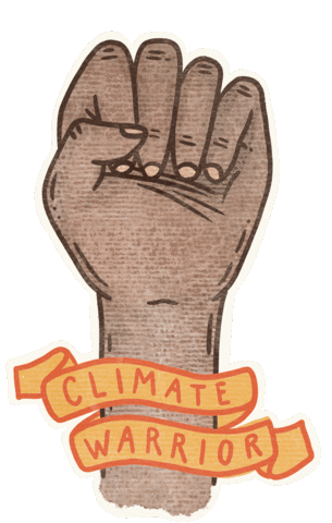 Climate Change Activism Sticker by Styngvi