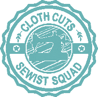 Sewing Fabric Sticker by Cloth Cuts