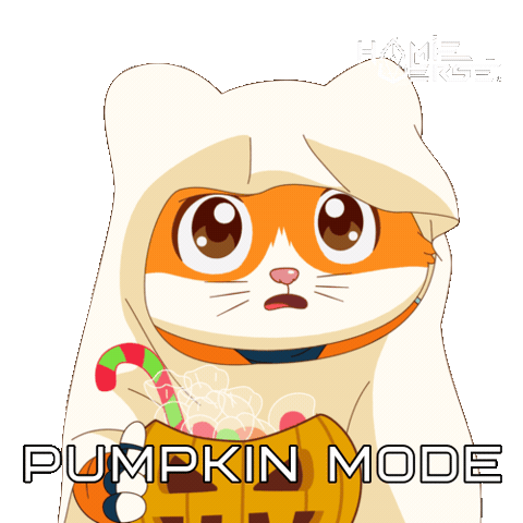 Awkward Trick Or Treat Sticker by Hamieverse