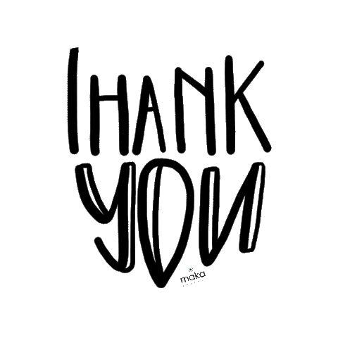 Thankyou Sticker