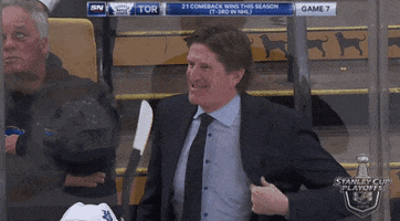 ice hockey laughing GIF by NHL