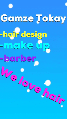 Gamze Tokay Make up- Hair Design and Barber GIF