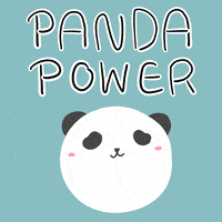 Cute Panda Sticker For Ios Android Giphy