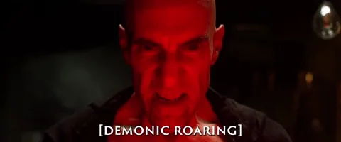 Demon Roaring GIF