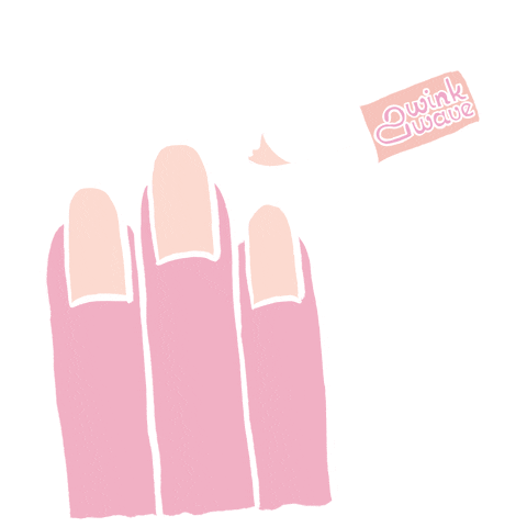 Wink and Wave Sticker