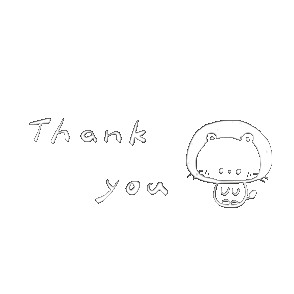 Thankyou Sticker