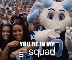 Tar Heels Squad GIF by Withyoursquad